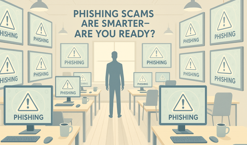Phishing is when bad people try to trick you into giving them your info, like your passwords, bank details, or email address.