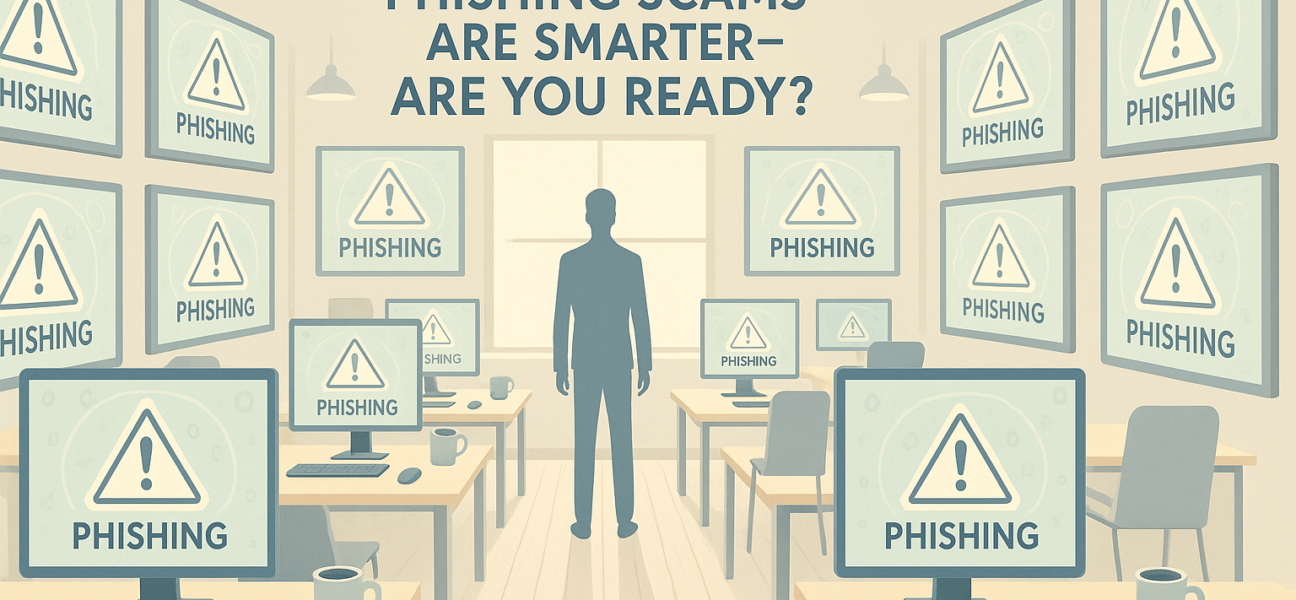 Phishing is when bad people try to trick you into giving them your info, like your passwords, bank details, or email address.